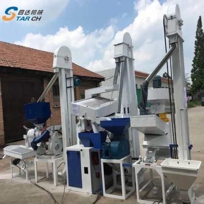 Easy Installation 1000kg Small Rice Mill with Best After-Sale Services