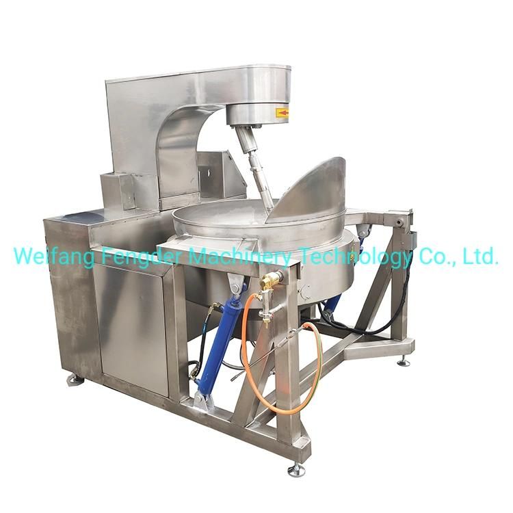 Factory Direct Supply Paste Cooking Mixer Machine Caramel Sauce Jacketed Kettle Mixing Equipment