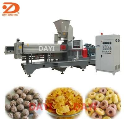 High Quality Extruded Crispy Sweet Corn Flakes Snack Machine