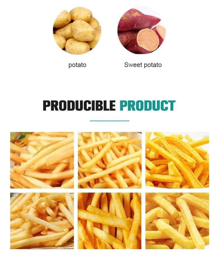 High Quality French Fries Production Line Potato Chips Making Machine