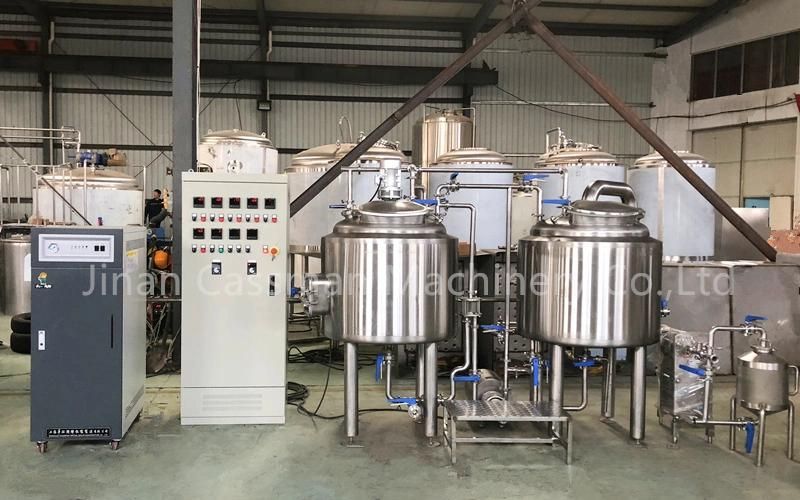 Cassman 100L 300L 500L Commercial Mini Beer Brewery Equipment