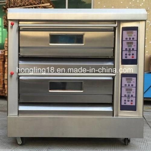 2-Deck 4-Trays Pizza/Toast/Baguette Electric Baking Oven