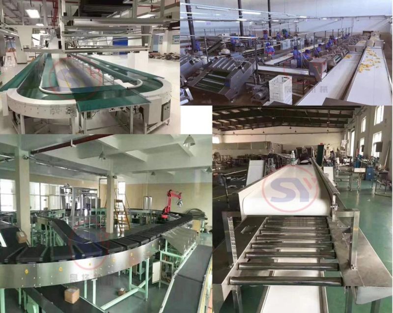 Adjustable Height Rubber V Belt Conveyor Movable Type China Supplier