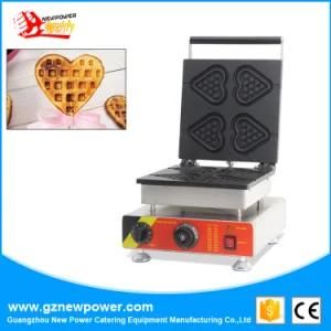 Kitchen Equipment Waffle Maker Machine with Heart Shape