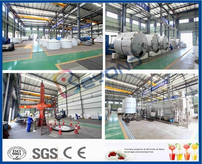 Automatic milk processing plant produce various kinds of dairy products