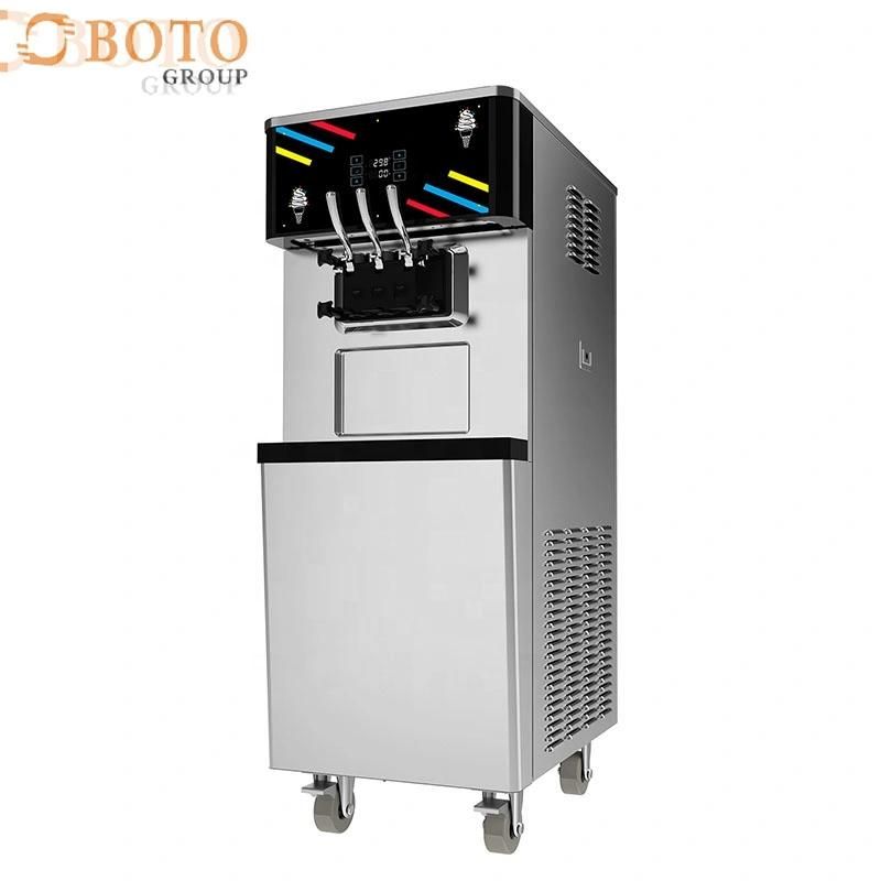 Summer Season Food Grade Stainless Steel Ice Cream Machine