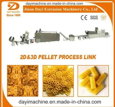 Most Popular Wheat Flour Based Pellet/Fryums Making Machine