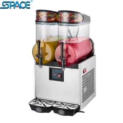 Space 2 Bowls Commercial Slushie Ice Maker Juice Frozen Duink Machine