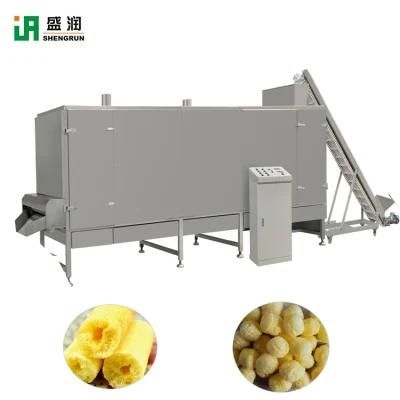 High Quality Corn Puffed Snacks Food Making Machine Machinety Plant