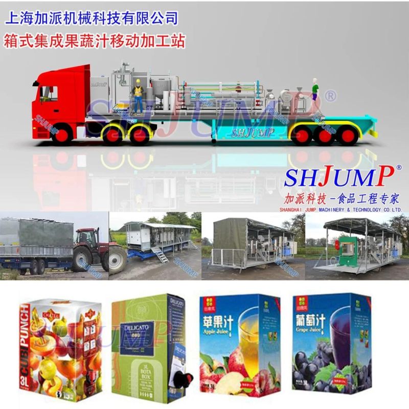 Automatic Tomato Paste Processing Line/Movable Fruit and Vegetable Processing Machines in Container Lorry