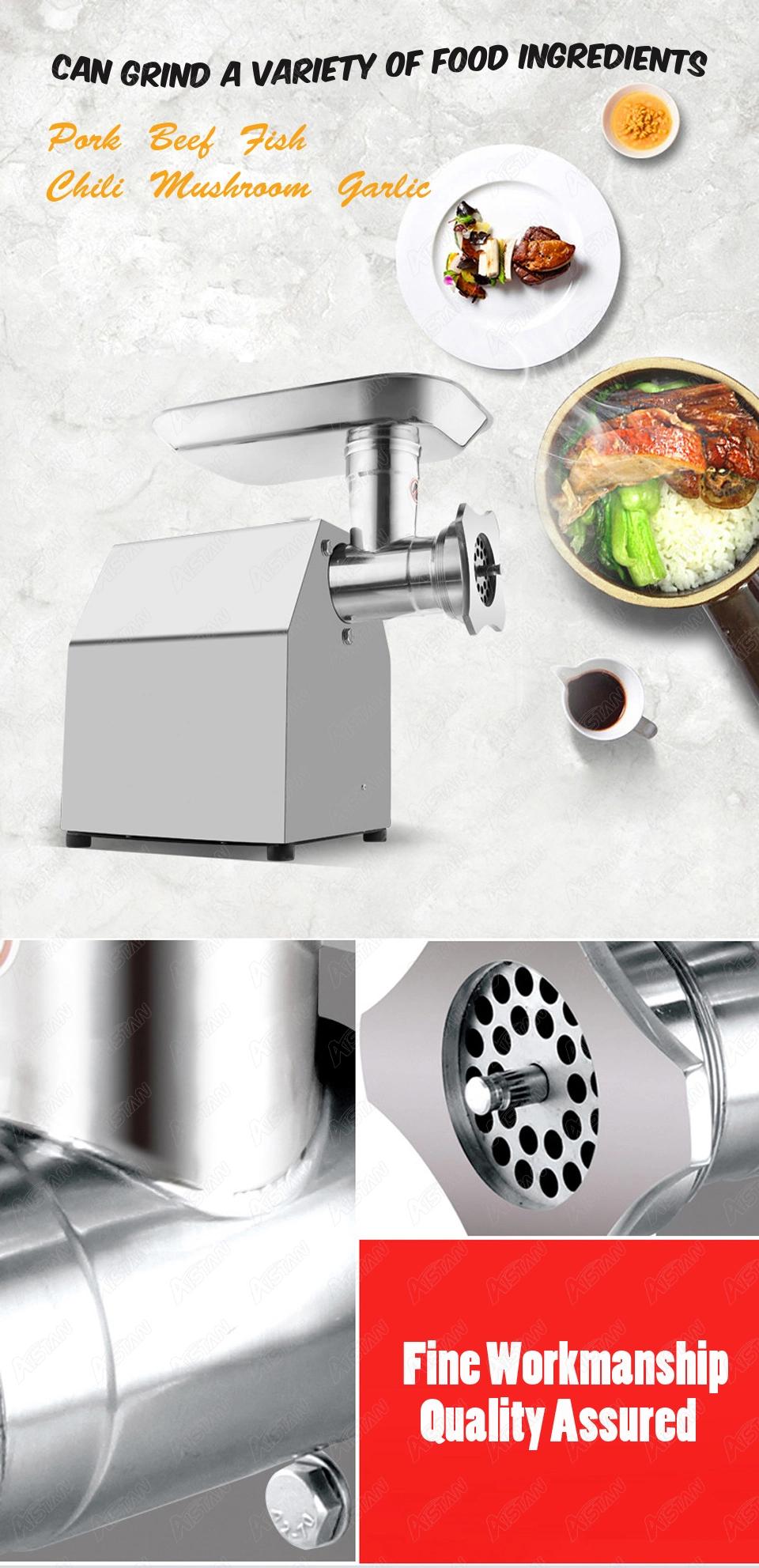 Tk12 High Quality Stainless Steel Meat Mincer Electric Commercial 12 Meat Grinder