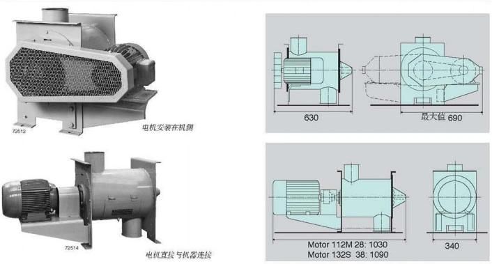 Wheat Flour Impact Detacher Drum Detacher Machine