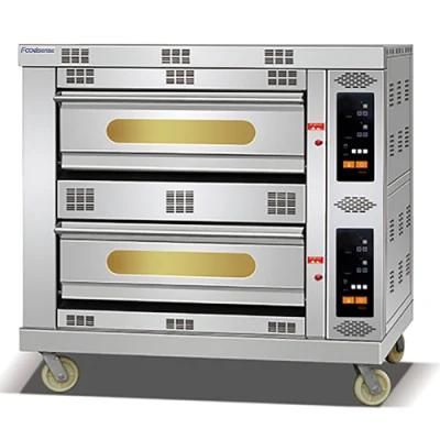 High Quality Commercial Kitchen Equipment LPG/Ng Gas Baking Oven