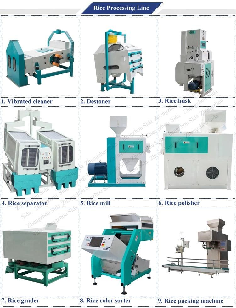 120tpd Whole Set Rice Mill Production Equipment Price