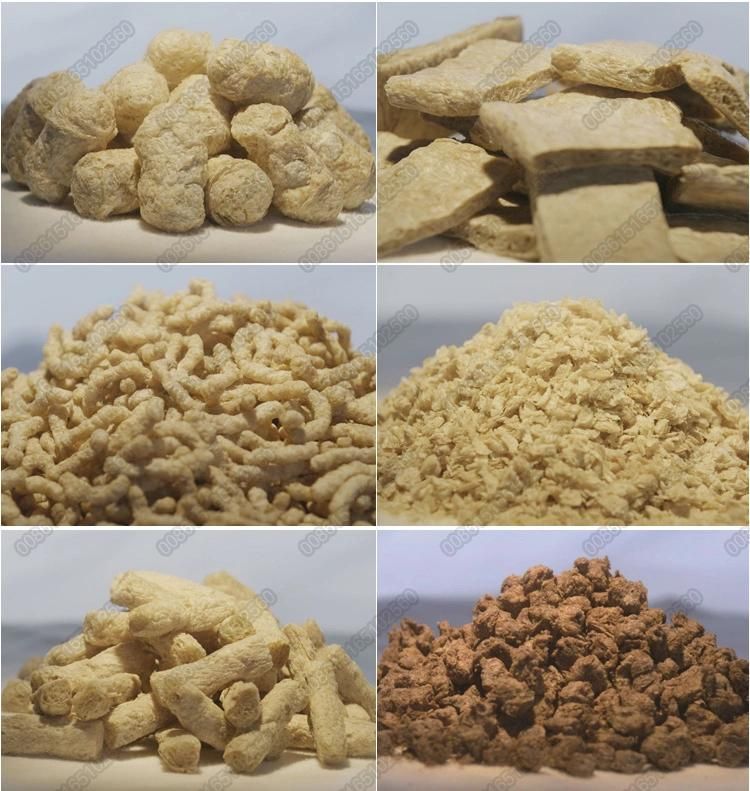 Texture Vegetable Protein Tvp Crumbles Produce Extruder