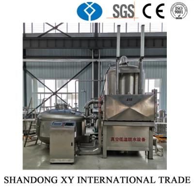 150kgs Onion Peanut Okra Potato Chips Vacuum Frying Machine