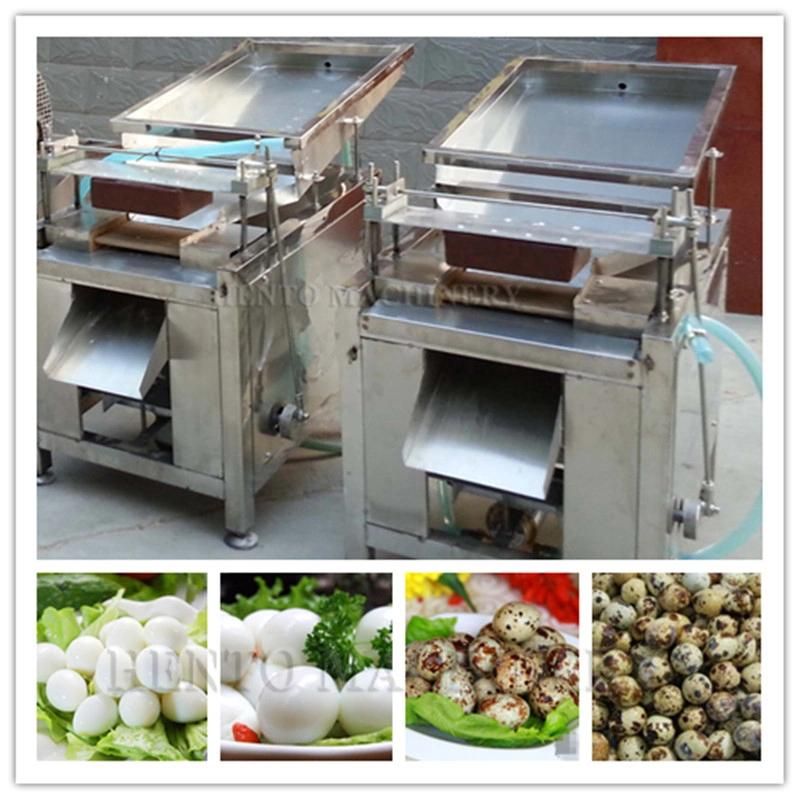 High Efficiency Professional Quail Egg Processing Production Line / Quail Egg Boiler Breaker Peeler Machines