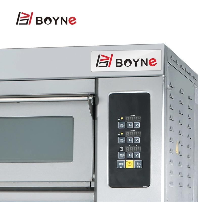 Commercial Bakery Machine Two Deck Four Tray Electric Baking Oven