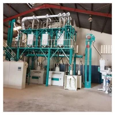 Maize Flour Mill Corn Milling Machine Installed by Hongdefa