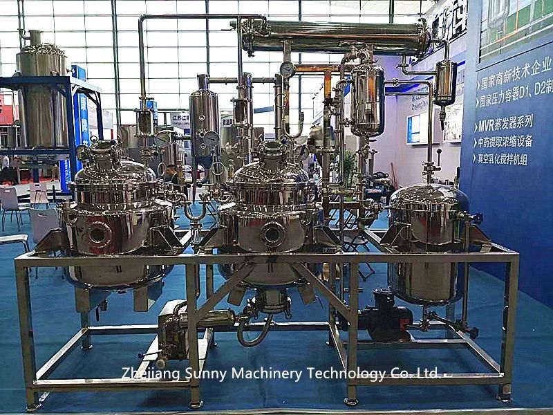 Fragrance Oil Extracting Machinery for Pilot Plant Extracting Testing