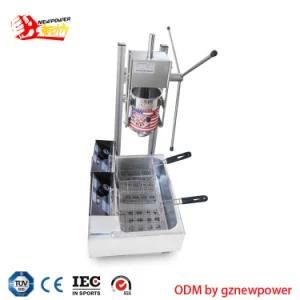 Kitchen Equipment Hot Selling Churros Maker with Fryer Machine