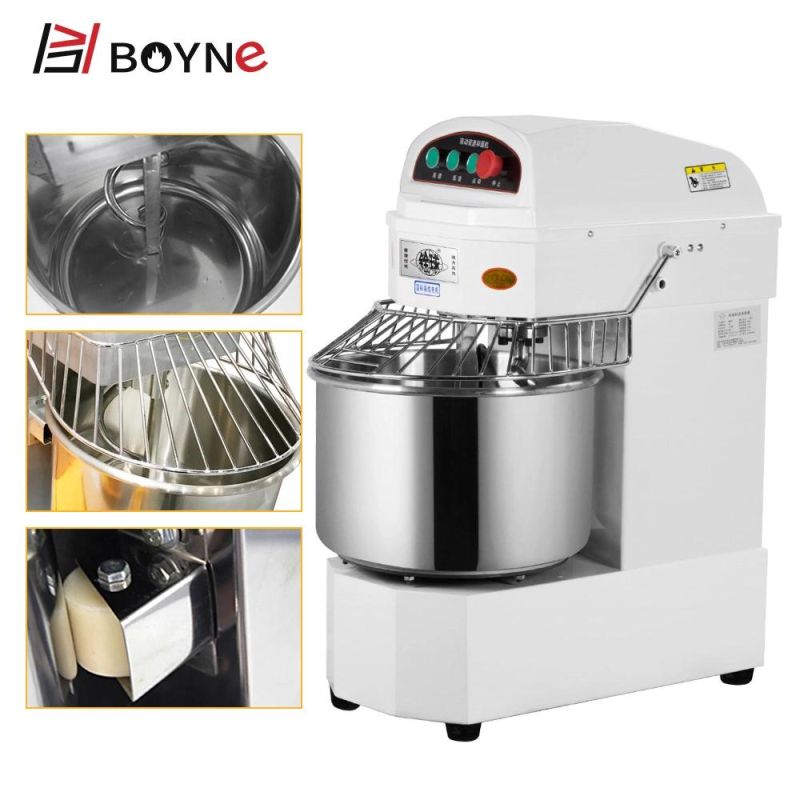 Electric 40L Spiral Mixer Machine 16kg Dough Kneader