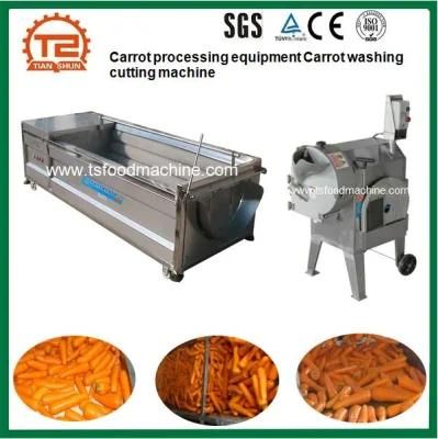 Carrot Processing Equipment Carrot Washing Cutting Machine