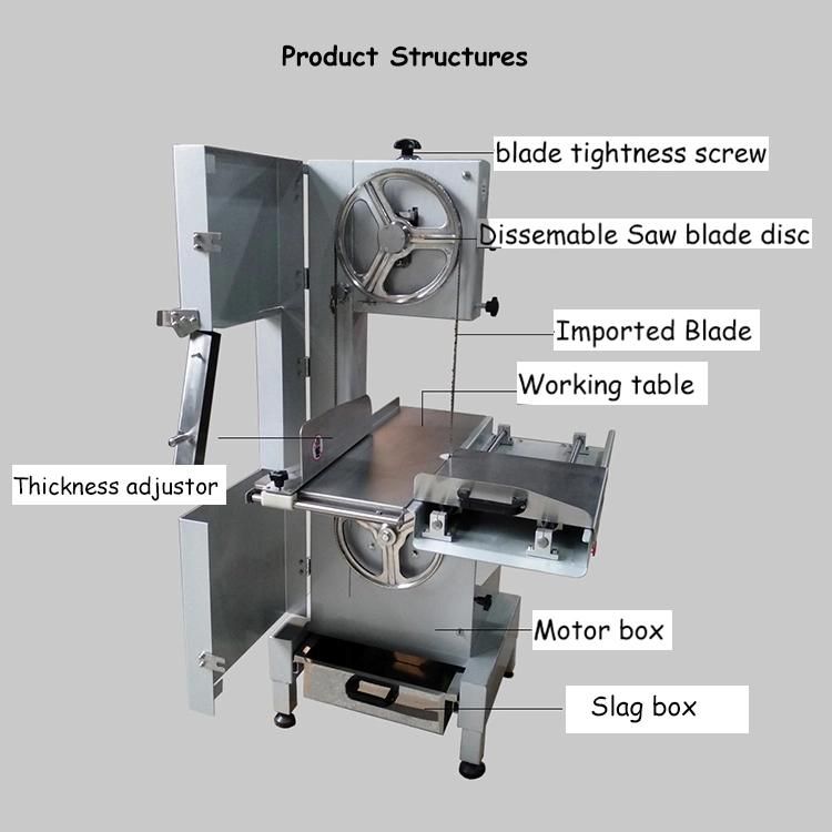 Meat Bone Saw Cutting Machine Professional Frozen Meat Bone Cutter Electric Butchers Bone Saw Machine