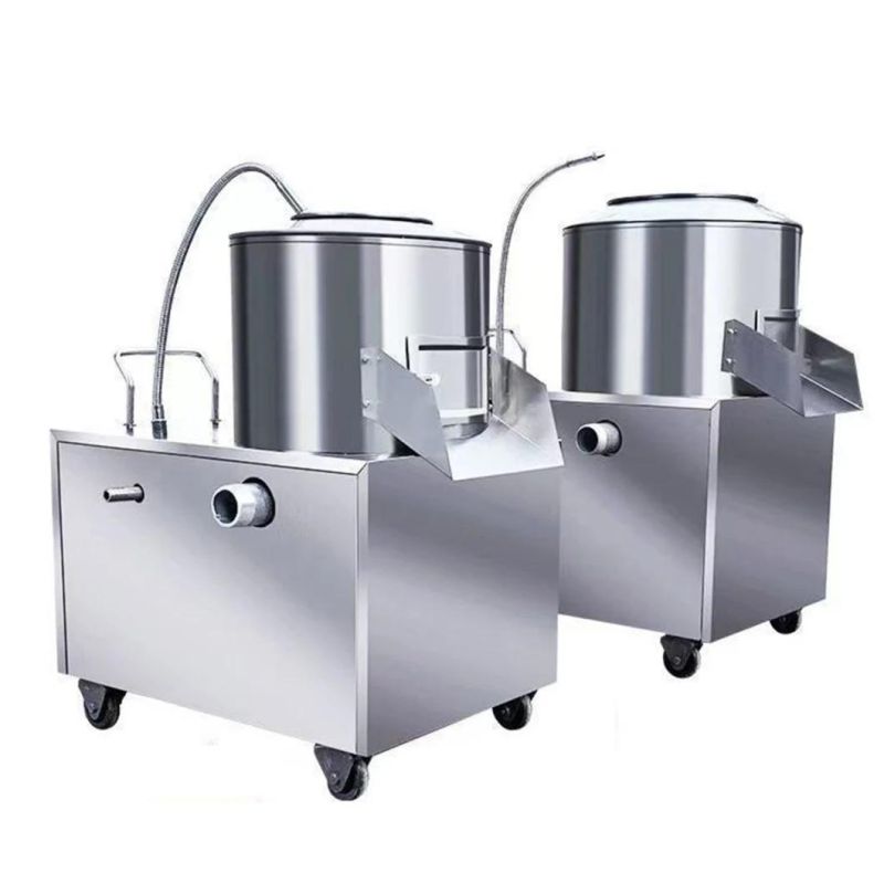 300 Kg/H Restaurant Electric Industrial Potato Peeling Machine/Commercial Used Potato Peeling Machine/Potato Peeler and Cutter