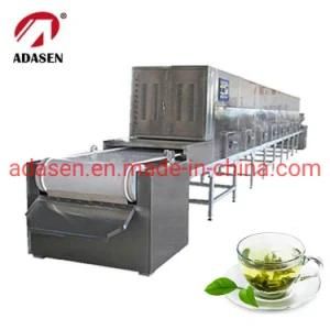 High Quality Tunnel Conveyor Green Tea Black Tea Herb Drying Microwave Dehydration Ddryer ...