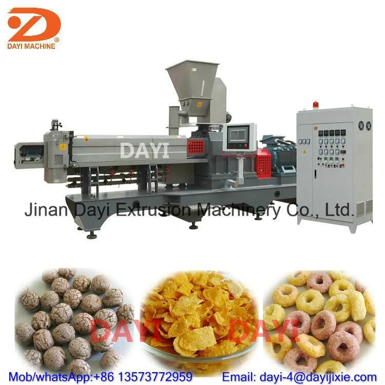 Corn Flakes Cereal Snacks Machine Production Line