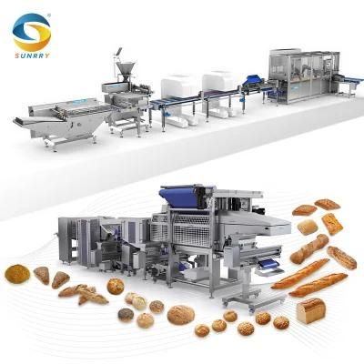 Professional Custom Automatic Hamburger Bread Maker Making Machine Arabic Bakery Bread ...