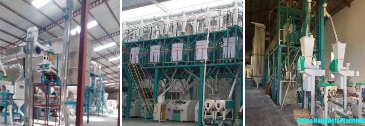 Automatic Running European Standard 100t/D Maize Flour Milling Plant