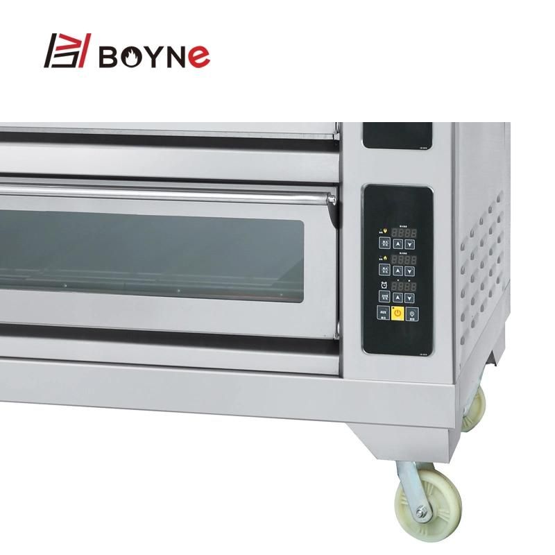 Commercial Stainless Steel One Deck Three Trays Microcomputer Baking Oven