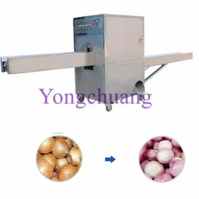 Automatic Onion Peeling and Cutting Machine / Onion Skin Peeler