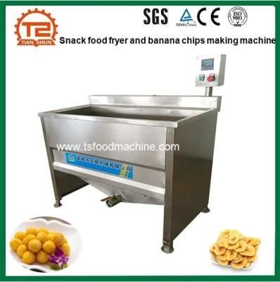 Snack Food Fryer and Banana Chips Making Machine