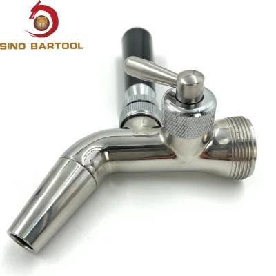 Adjustable Custom Stainless Draft Beer Self Tap Handle CO2 Faucet