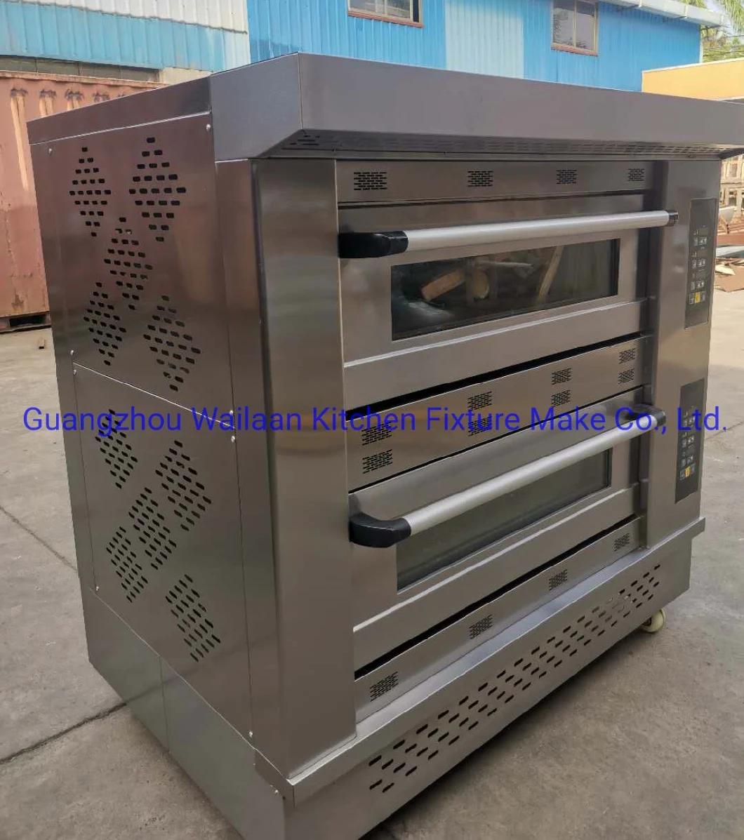 Luxury 3 Deck 9 Pans Electric Oven for Bakery Shop