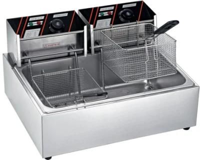 Electric Deep Fryer (1-Tank, 2-Basket)