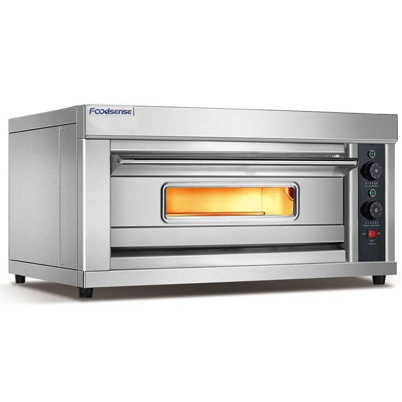 Industrial Bread Cake Shop Stainless Steel Electric Baking Oven 1 Deck 1 Tray for Sale