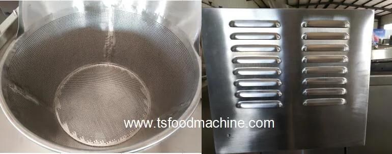 Industrial Snack Food Frying Equipment Batch LPG LNG Gas Fryer