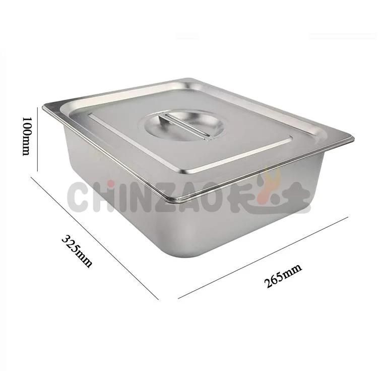 4X1/2gn Pans Stainless Steel Kitchen Equipment Electrjc Bain Marie