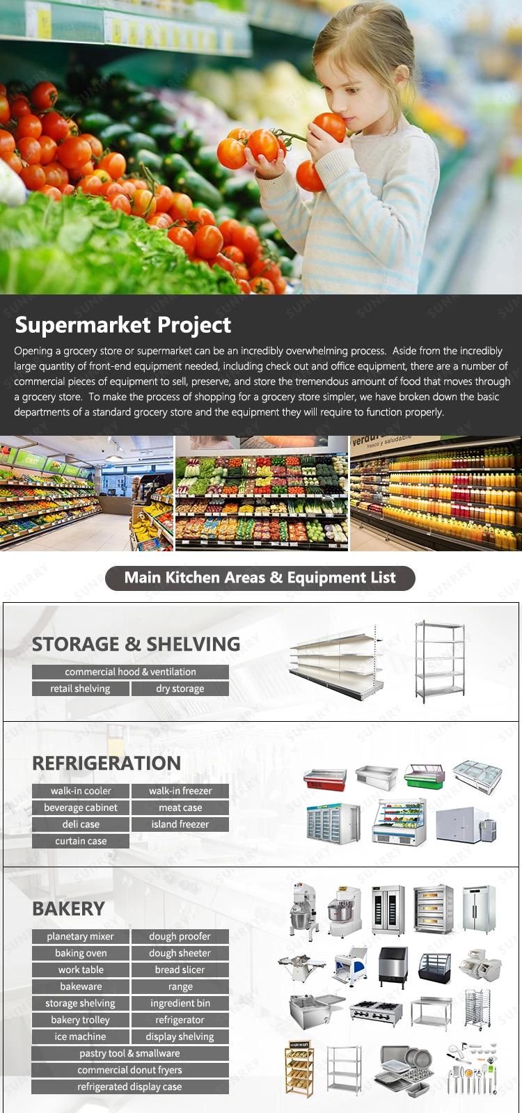 Supermarket Grocery Equipment Project Design Supermarket Rack Shelf Display Full Set Supermarket Equipment for Sale