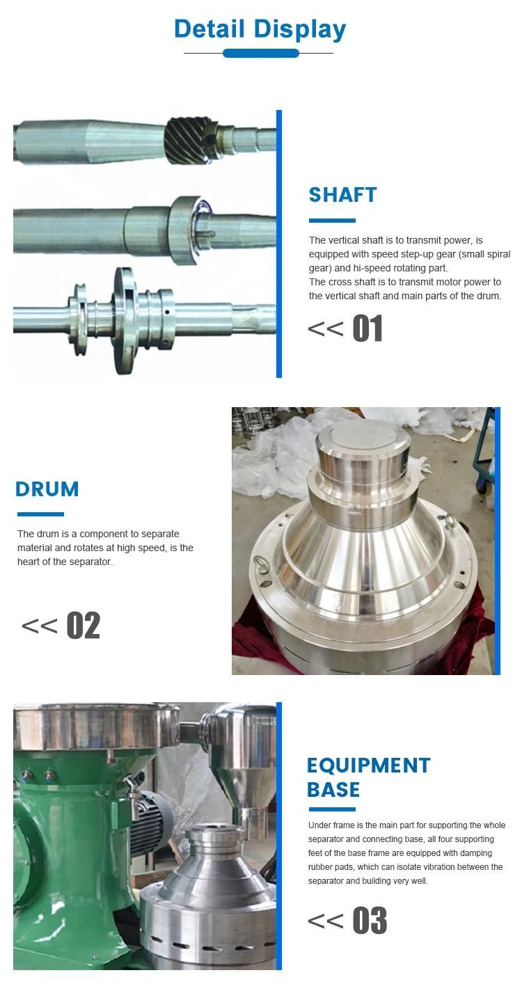 High Quality Disc Separator Juicer Centrifuge for Apple Juice Clarifying Centrifuge