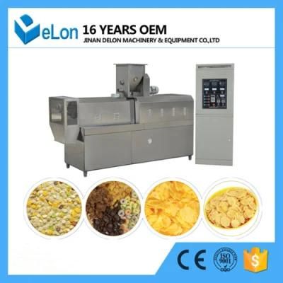 Automatic Breakfast Cereals Corn Flakes Making Machine Production Line