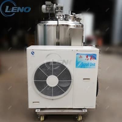 100L Stainless Steel Storage Fuel Water Milk&Milking Cooling Tank for Dairy