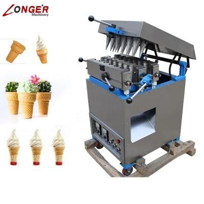 Price of Ice Cream Cone Shaped Machine Pizza Cone Equipment