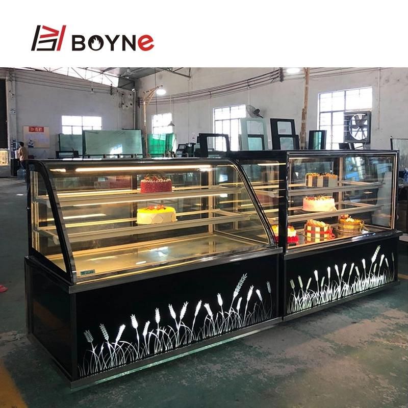 Cafe Bread Shop Pastry Cabinet Vertical Type Display Chiller