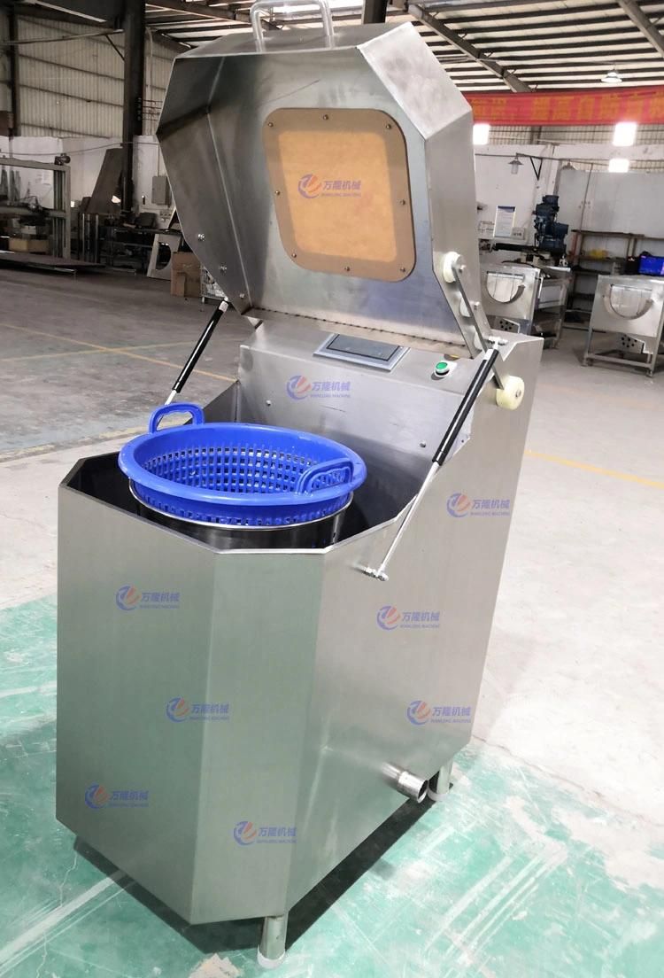 PLC Control Frequency and Time Settings Vegetable Spinner Machine Dewater Dryer