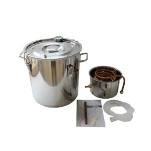 Stainless Steel Alcohol Distillation Equipment Moonshine Home Distilling Kits